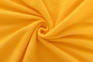 Terry sheet with elastic 007_D Yellow 60x120