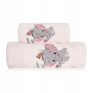 Towel 50 x 90 Children's Cotton 450g Elephant