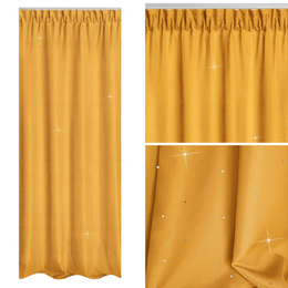 Zasłona 140 x 250 Dekoracyjna Crystal Taśma Muszta