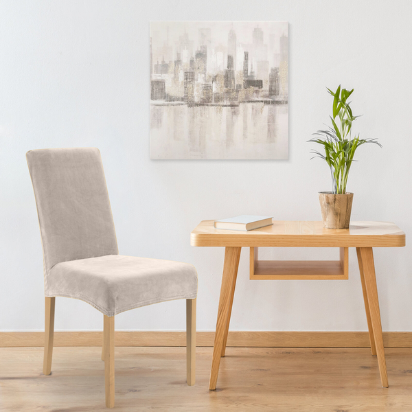 Pokrowiec na Krzesło Welur 35x55x30 Pokr04 Beż