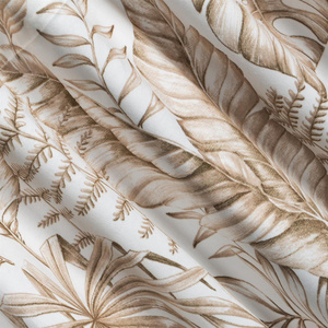 Curtain 140 x 270 Decorative Tape Saba Bia+Beige