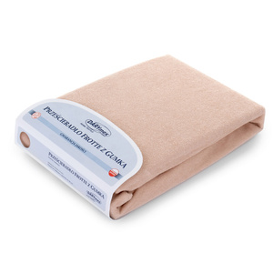 Terry sheet with elastic 020_D Beige 80x160