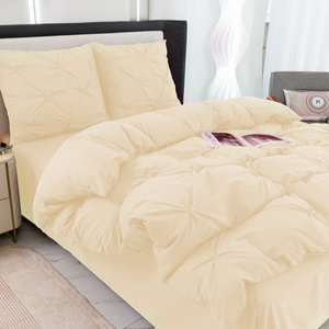 Bedding 160 x 200 3pc Decorative Pleated Pia 01
