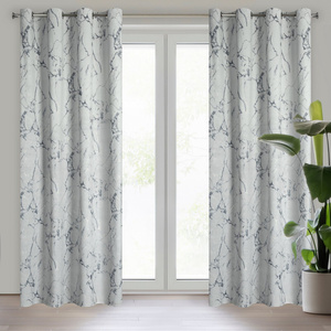 Velvet Curtain Wera 140 x 250 Light Grey