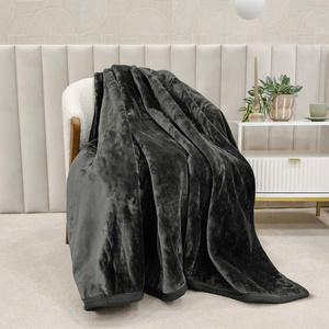 Blanket 160 x 200 Acrylic Solid Warm Yasemin 05