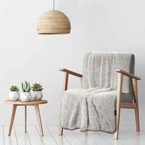 Koc 70 x 160 Mikrofibra Baranek Koala Beż+Biały