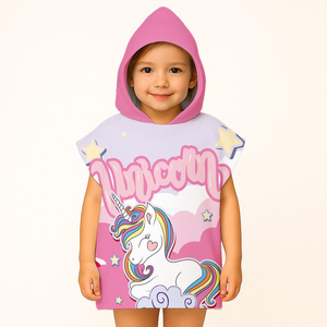 Ręcznik Kąpielowy 60 x 120 Kapturek Ponczo 55