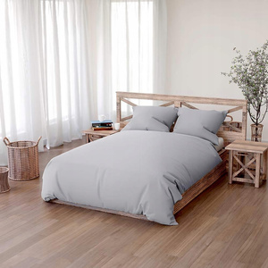 Bedding 220 x 200 3pc Cotton Simply Grey