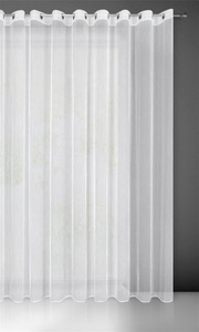 Decorative Curtain Pilar 350 x 250 White Splits
