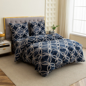 Bedding 200 x 220 3pc Microfiber Teddy Martino 3185