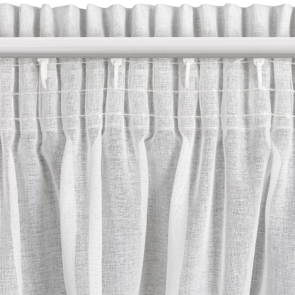 Margo Decorative Curtain 300 x 270 Tape White