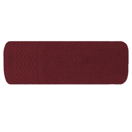 Ręcznik 50 x 90 Kąpielowy Bawełna Solano Bordo