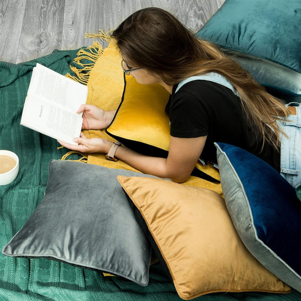 Poszewka 40 x 40 Dekoracyjna Velvet Mel 2 C.Tu+Mor