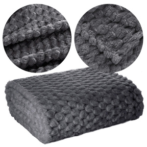 Blanket 200 x 220 Microfiber Design Cindy6 Steel