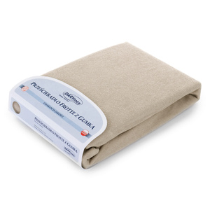 Terry sheet with elastic 032_C Light Beige 60x120