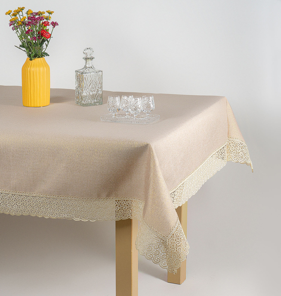 Tablecloth 110 x 160 Guipure pattern 404 Gold