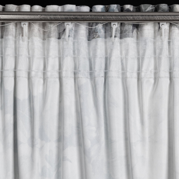 Zasłona 140 x 270 Dekoracyjna Lucia Krem+Nieb