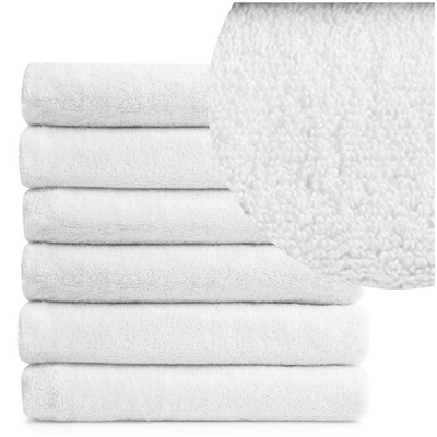 Komplet Ręczników 6szt Tamara 70x140 Biel
