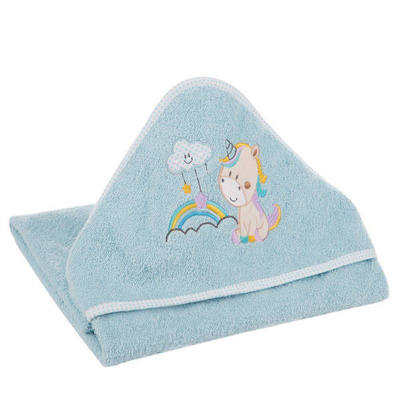 Ręcznik Kąpielowy Dziecięcy Baby34 75 x 75 Niebieski