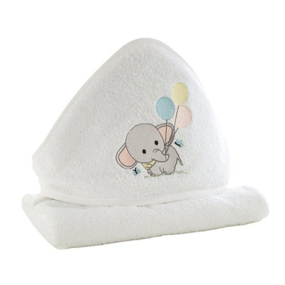 Ręcznik Kąpielowy Dziecięcy Baby50 100 x 100 Biały