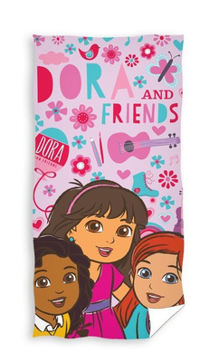 Ręcznik Kąpielowy Dziecięcy Licencja 453 Dora Poznaje Świat 70x140 70x140
