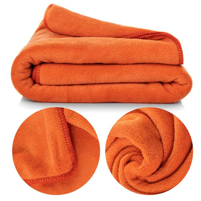 Ręcznik Kąpielowy Eurofirany Amy 16 380 g/m2 Jasny Pomarańcz 50x90