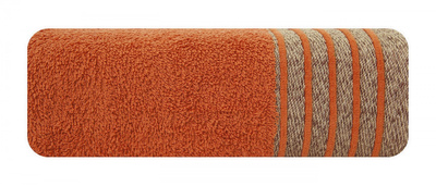 Ręcznik Kąpielowy Eurofirany Max2 07 500g/m2 Ciemny Pomarańcz 50x90