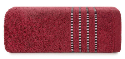 Ręcznik Kąpielowy Fiore (16) 50 x 90 Czerwony