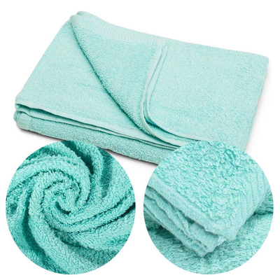 Ręcznik Kąpielowy Frotte Capri 400 g/m2 07 Arra Blue Turkusowy 50x100