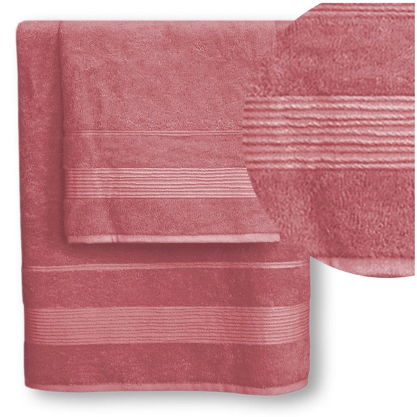 Komplet Ręczników Bambo Moreno C. Róż- 550g/m2 