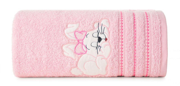 Ręcznik Kąpielowy Dziecięcy Baby38 70 x 140 Różowy
