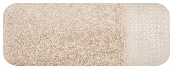 Ręcznik Kąpielowy Eurofirany Adria 04 500 g/m2 Beżowy 70x140