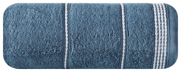 Ręcznik Kąpielowy Eurofirany Mira 10 500 g/m2 Ciemny Niebieski 30x50