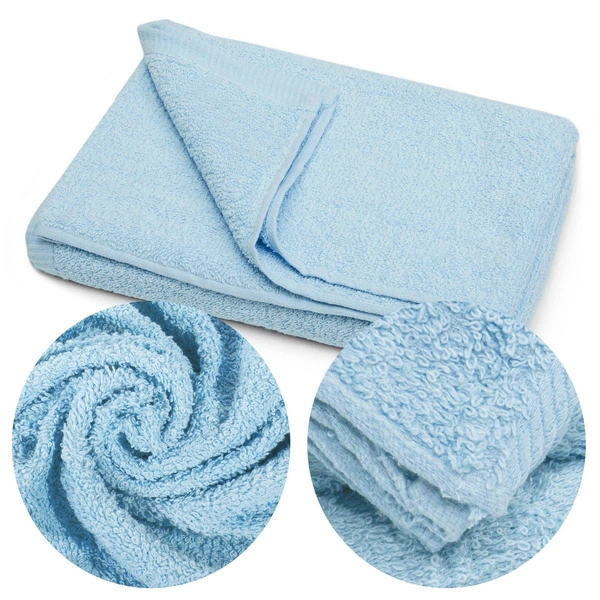 Ręcznik Kąpielowy Frotte Capri 400 g/m2 05 Clear Water Błękitny 50x100