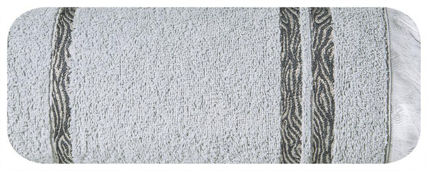 Ręcznik Kąpielowy Vera (02) 50 x 90 Srebrny